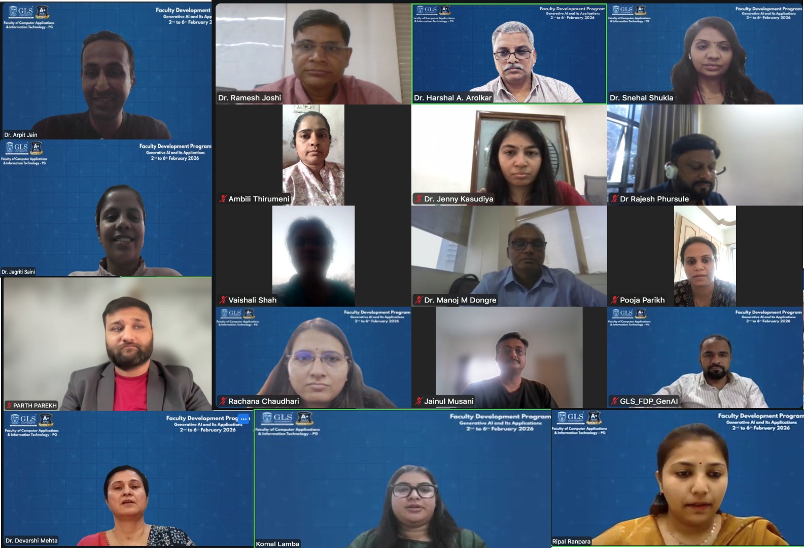 Faculty Development Program on “Generative AI and It’s Applications”